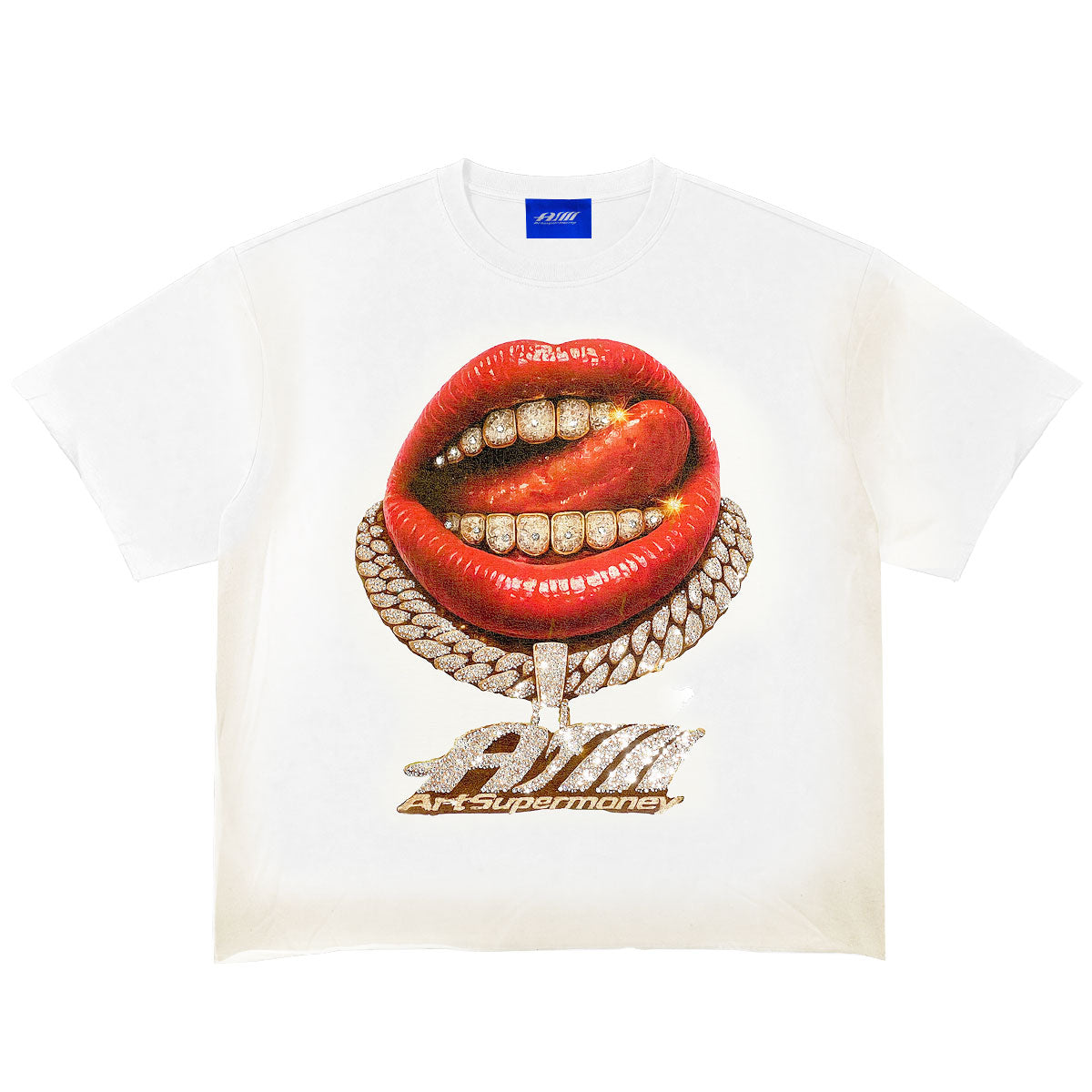T-SHIRT GRILLZ BLACK VERSION MONEY TEE ARTSUPERMONEY