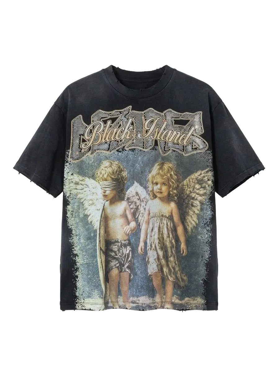 T-SHIRT BLACK ISLAND