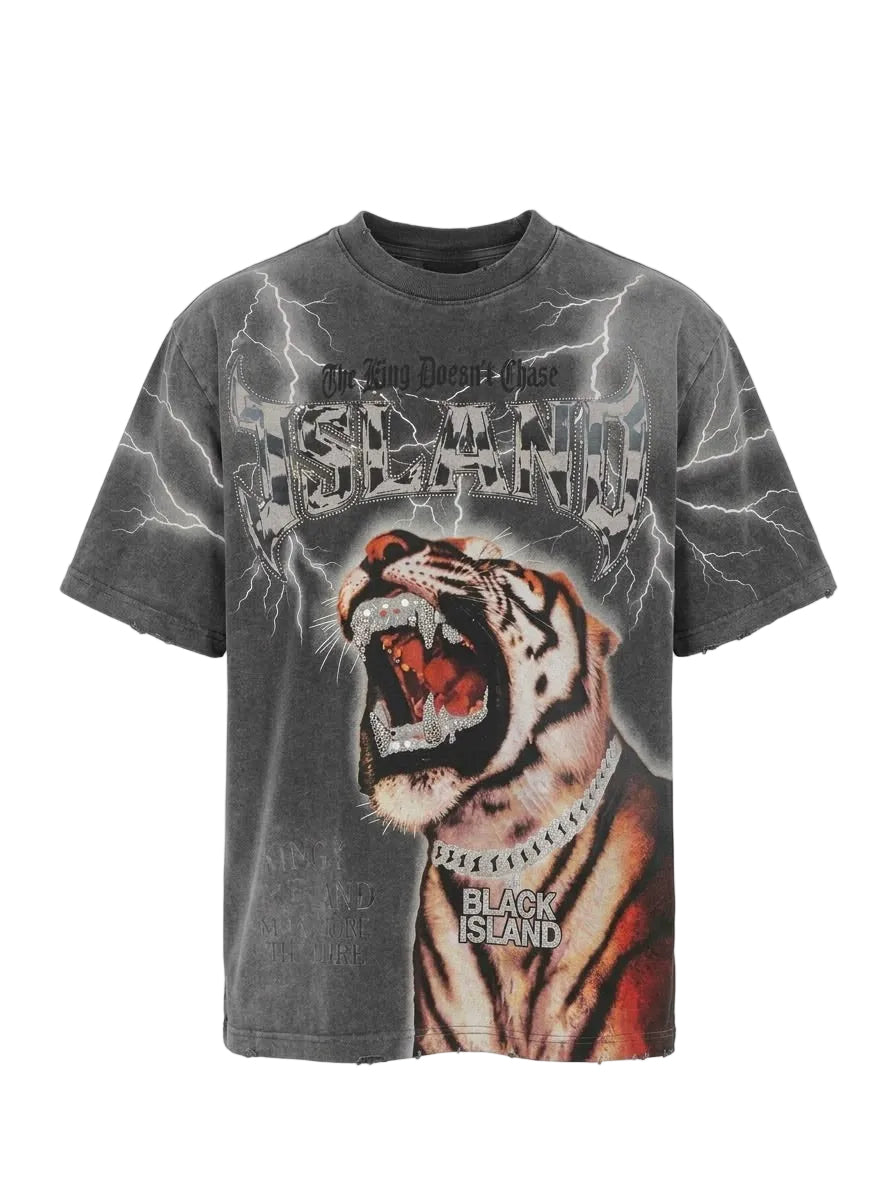 T-SHIRT BLACK ISLAND